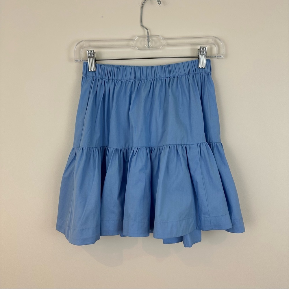 Abercrombie & Fitch | Blue Women's Tiered Elastic Waist Skirt Size XS